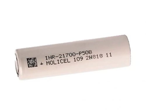 Molicel INR21700-P50B acumulator li-ion reîncărcabil de înaltă performanță, cu o capacitate de 5000 mAh și o sarcină de 60 A