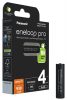 Panasonic Eneloop PRO R03/AAA 930mAh BK-4HCDE-2BE 1,2 V Ni-Mh baterie reîncărcabilă, set de 4 bucăți