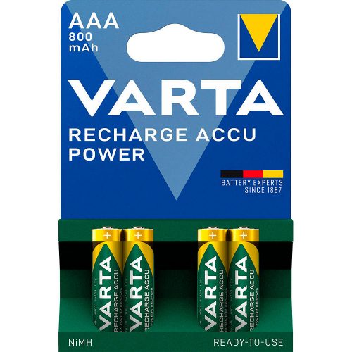 Varta 56703 AAA Ready2Use Micro Akku Ni-MH 800mAh 1.2V acumulator Ni-MH încărcabil, 4 bucăți