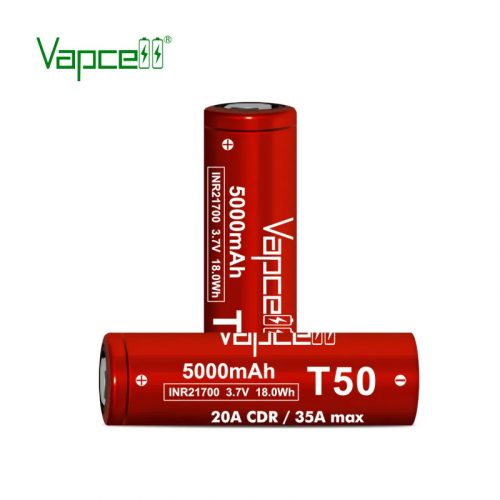 Vapcell T50 5000mAh acumulator litiu-ion încărcabil 21700 cu 35A capacitate de încărcare