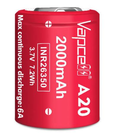 Vapcell A20 26350 2000mAh 6A acumulator litiu-ion încărcabil