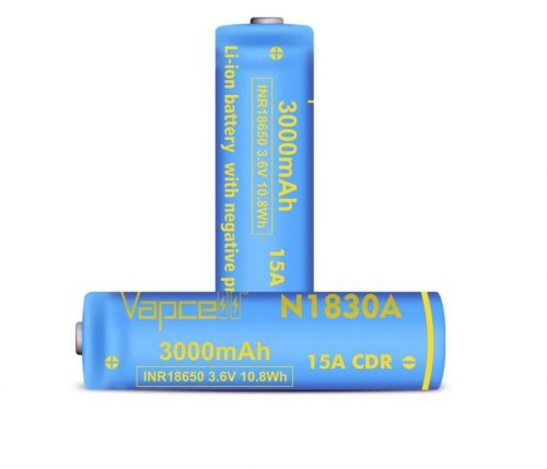 Vapcell N1830A 18650 3000mAh acumulator litiu-ion încărcabil protejat și cu capacitate mare de încărcare